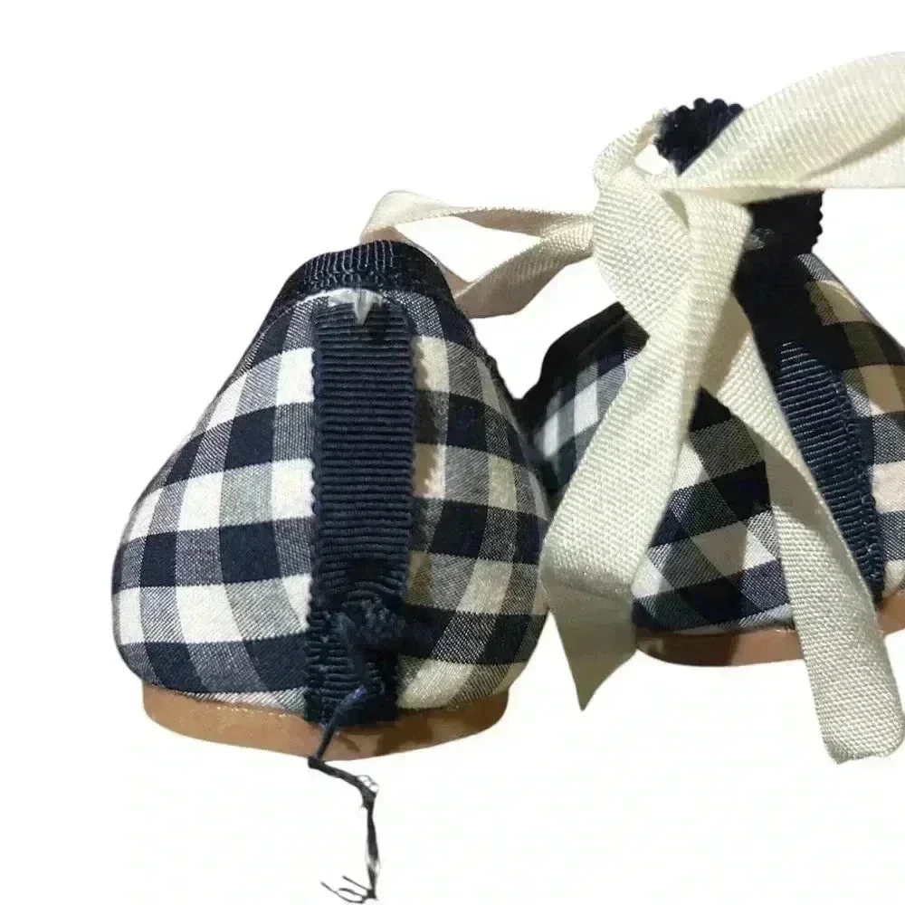 J Crew Crew Cuts Kids Gingham Shoes size 1
